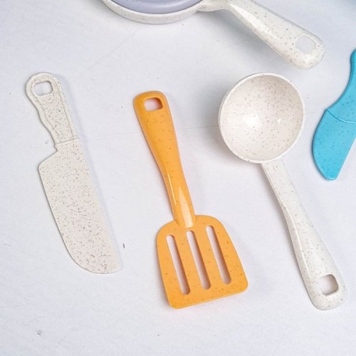 اسباب بازی مدل ست ظروف آشپزخانه با الیاف طبیعی کد HG3019
