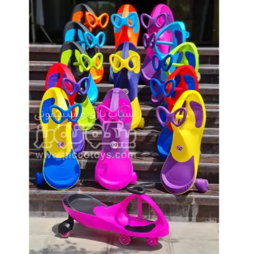 سه چرخه لوپ کار چرخ ژله ای مشکی زرد کد PSA1793