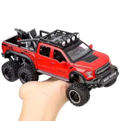ماکت ماشین عقب کش مدل فورد Ford Rapator قرمز