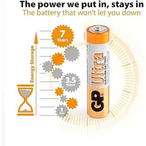باتری نیم قلم GP تکی مدل Ultra alkaline کد GP24AU2P10