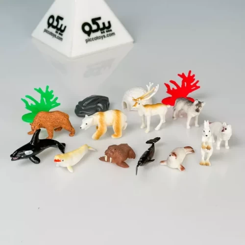 فیگور حیوانات قطبی طرح استوانه ای کد HY4315A