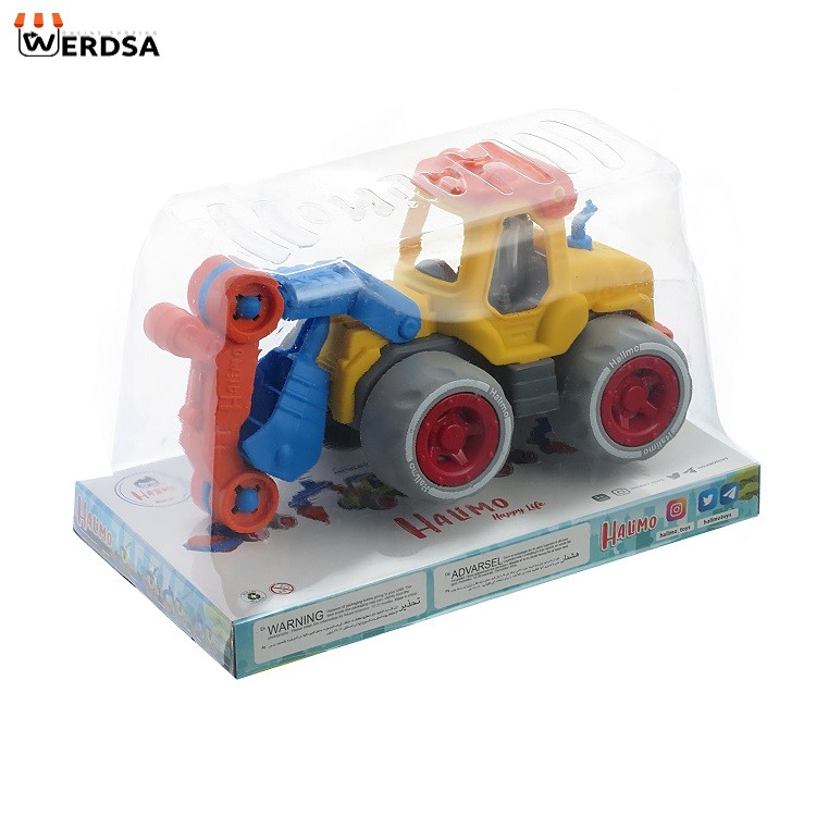 ست راه سازی هالیمو (لودر - پیکور - بیل -غلطک) 24 عدد وکیوم