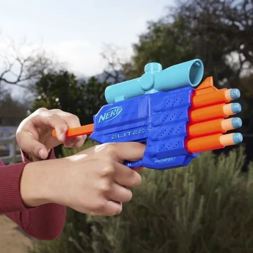 تفنگ اسباب بازی کودک مدل نرف آبی پررنگ NERF ELITE کد F5404
