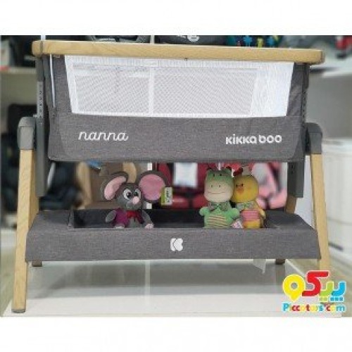 تخت کنار مادر Dark Gray Melange Kikka Boo Nanna