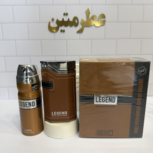 عطر ادوپرفیوم مردانه لجند قهوه ای امپر حجم ۱۰۰ میل