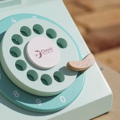 اسباب بازی تلفن چوبی کلاسیک ورلد Classic World Play Telephone کد 50551