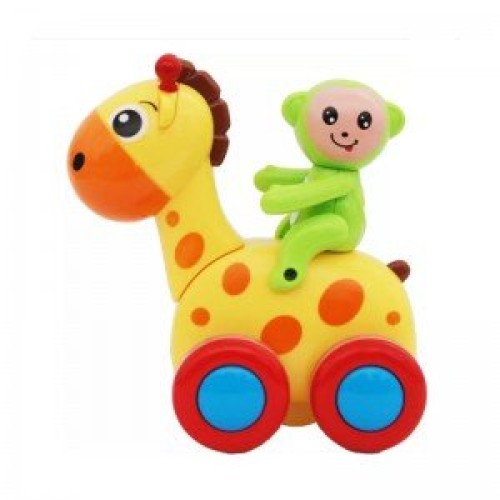 زرافه با میمون huile toys