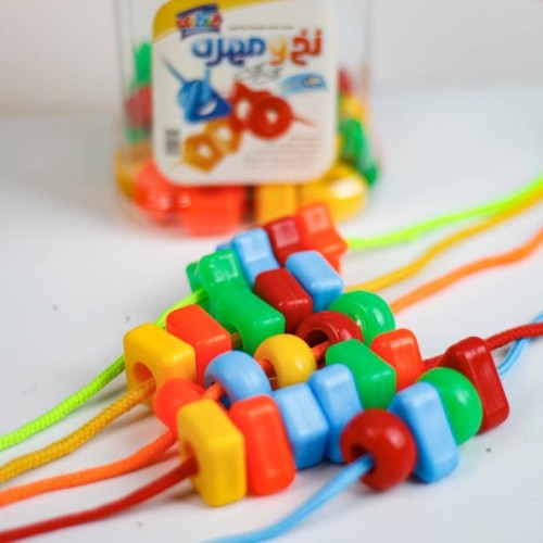 اسباب بازی نخ و مهره 50 عددی کد 4047275