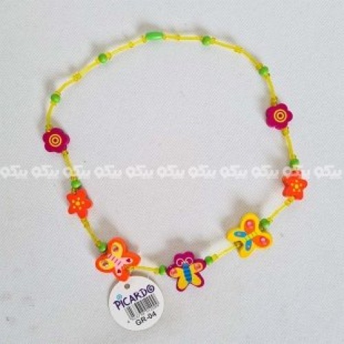 ست دستبند و گردنبند چوبی کد GR-04