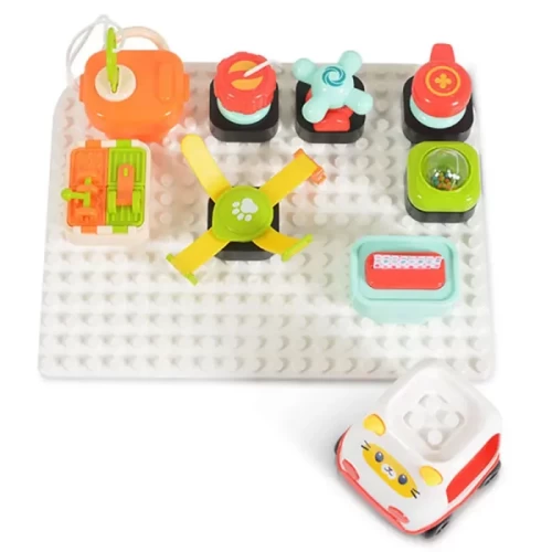 بیزی برد لگویی موزیکال 10 تکه هانگر Huanger کد HE8082