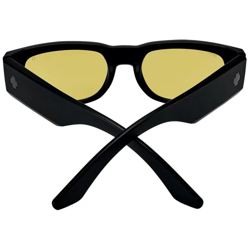 عینک آفتابی اسپای مدل SPY Genre Matte Black Happy Yellow - Image 4