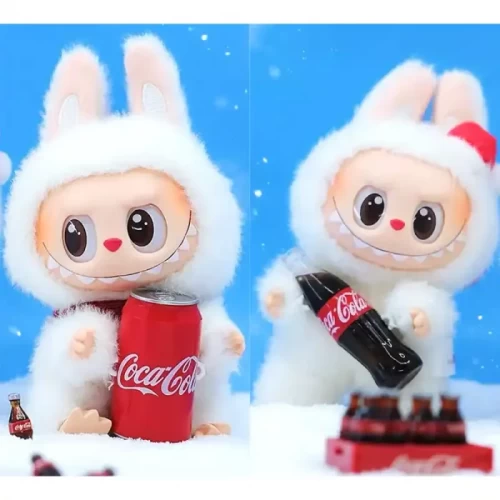 عروسک شانسی لبوبو کوکاکولا مدل LABUBU THE MONSTERS COCA-COLA کد 6786326
