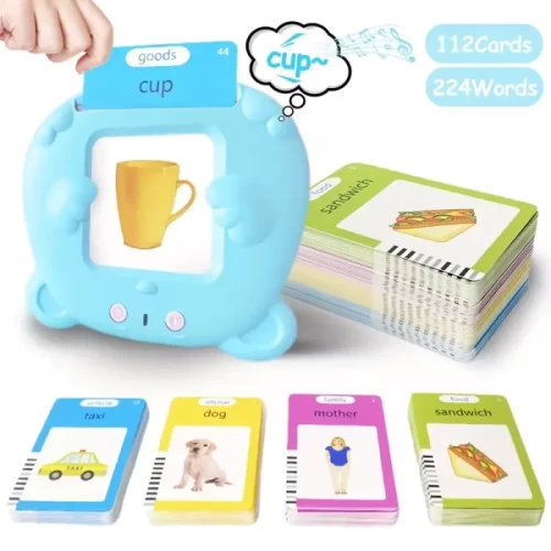 فلش کارت گویا آموزش انگلیسی مدل خرس آبی کد P/7074516/AB