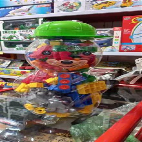 خرید ساختنی آجر بازی مدل خرس پاندا بزرگ وردسا