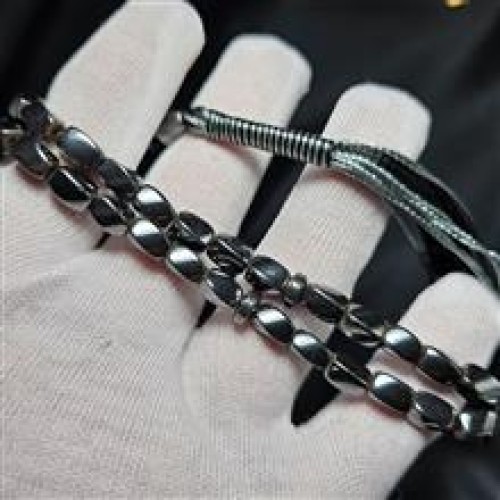 فروش تسبیح 33 دانه سنگ حدید معدنی کد