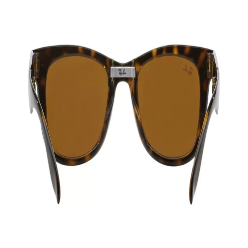 عینک آفتابی RayBan 4105 Wayfarer Folding Tortoise Brown Classic - Image 3