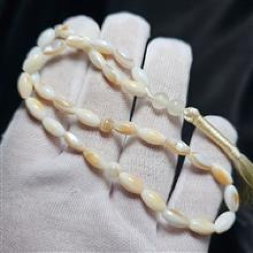 خرید تسبیح 33 دانه صدف طبیعی وردسا