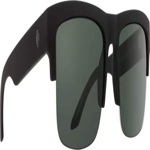 عینک آفتابی اسپای SPY Discord 5050 Soft Matte Black - HD Plus Gray Green Polar - Image 3