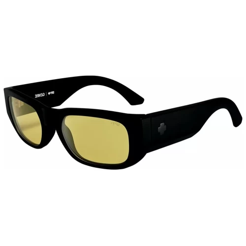 عینک آفتابی اسپای مدل SPY Genre Matte Black Happy Yellow - Image 2