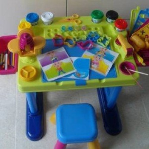 میز تحریر 50 تکه کودک playgo کد 7368