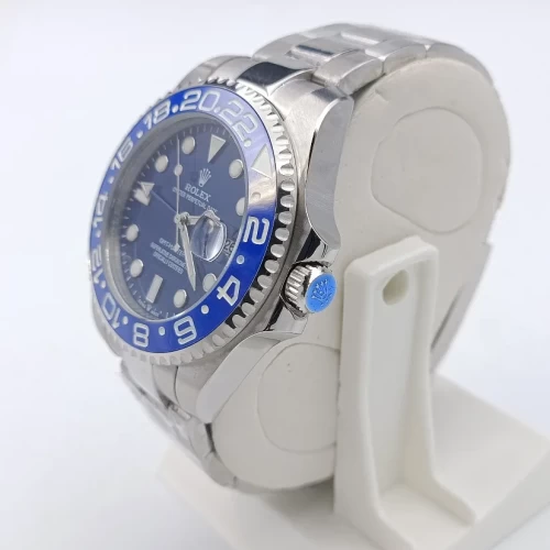 ساعت رولکس جی ام تی (GMT) استیل صفحه آبی - Image 2