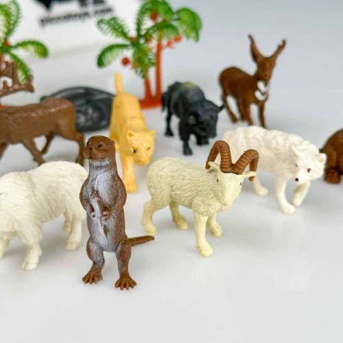فیگور حیوانات وحشی طرح استوانه ای کد YS2315A