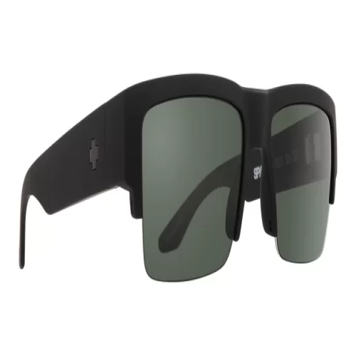 عینک آفتابی اسپای SPY Cyrus 5050 Soft Matte Black - HD Plus Gray Green Polar - Image 4