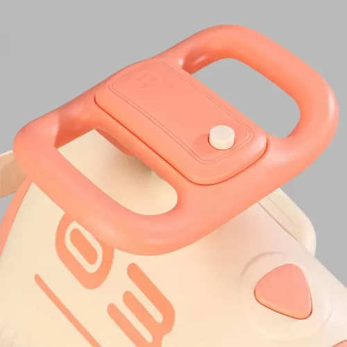 لوپ کار کویر موزیکال طرح هواپیما رنگ هلویی کد P/QT8081/HO