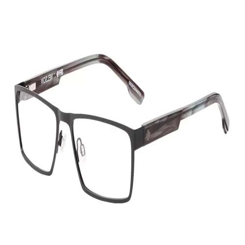 عینک طبی اسپای Spy Nelson 57 Matte Black Gray Smoke - Image 2