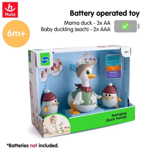 اردک و جوجه موزیکال هولی تویز سنسور دار هولی تویز Huile Toys کد HE9987