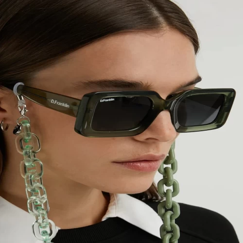 عینک آفتابی دی فرانکلین مدل D.franklin BAHAMAS / SHINY GREEN - SMOKE GREEN - Image 2