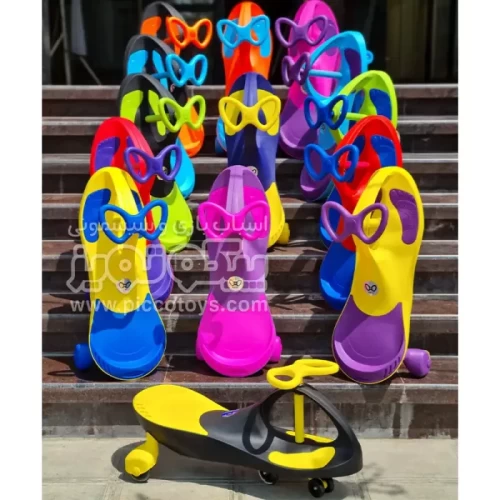 سه چرخه لوپ کار چرخ ژله ای مشکی زرد کد PSA1793