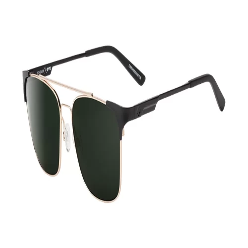 عینک آفتابی اسپای مدل SPY Wingate Matte Black Gloss Gold Happy Gray Green - Image 2