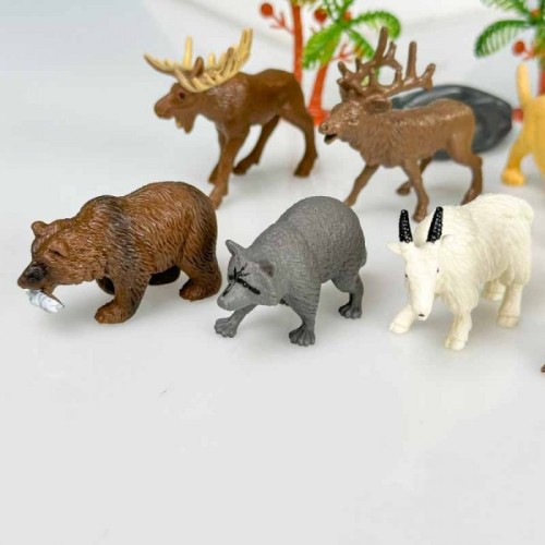 فیگور حیوانات وحشی طرح استوانه ای کد YS2315A