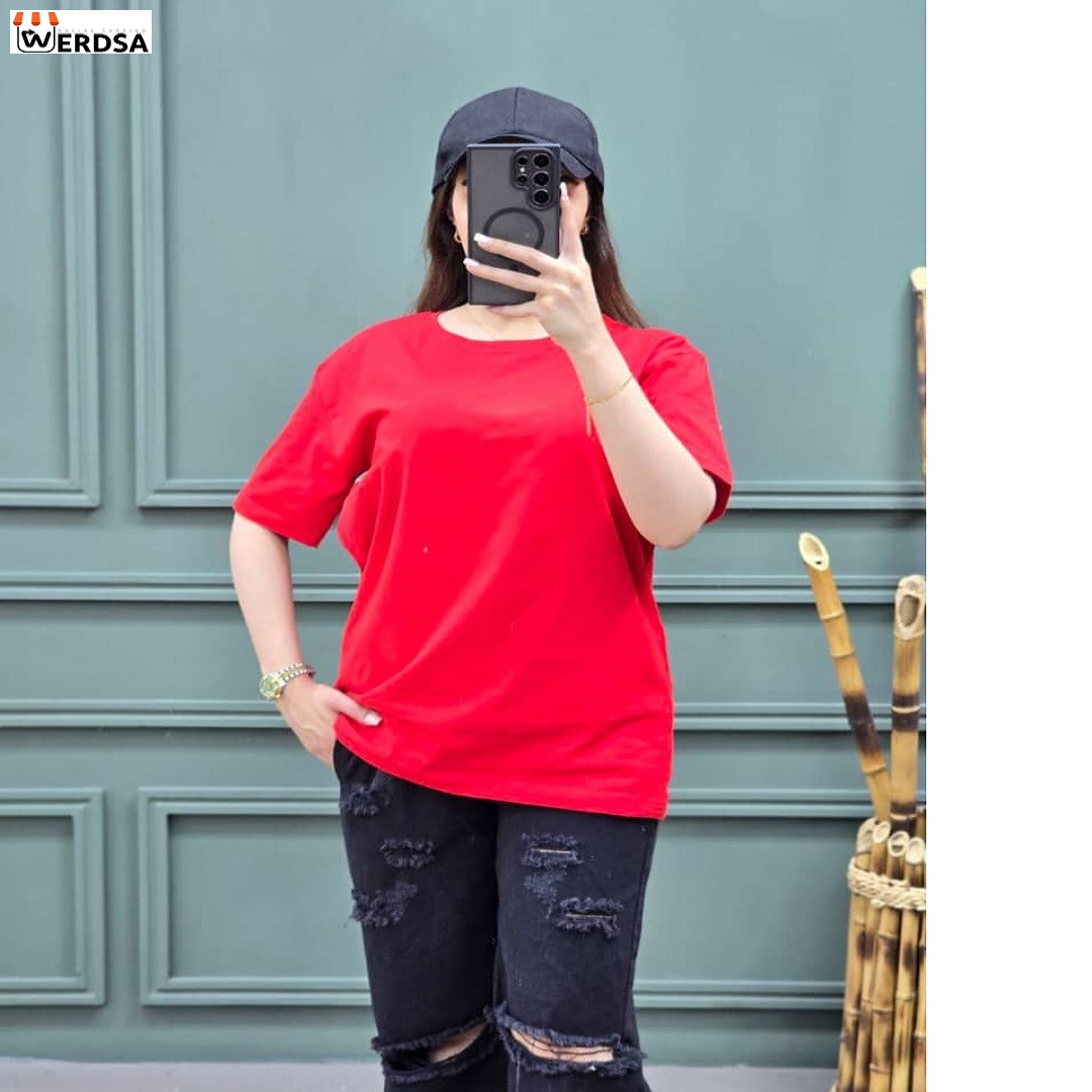 تی شرت زنانه ساده رنگ بندی