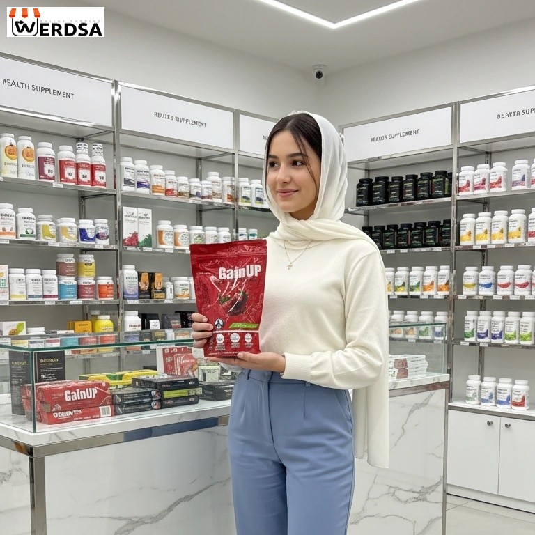 ترکیب پودر گین آپ با شیر برای جذب بیشتر مواد مغذی