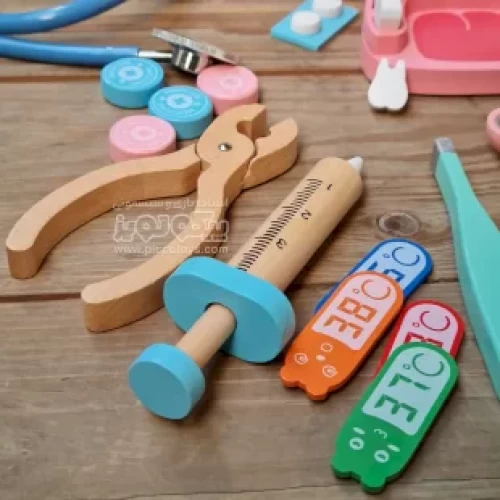 اسباب بازی چوبی ست دندانپزشکی