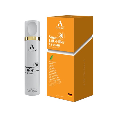 تصویر کرم سوپر لیفت آراکسین حاوی فیلر گیاهی SPF 30