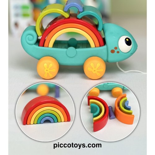 پازل آفتاب پرست رنگین کمانی هولی تویز Huile Toys کد HE795700