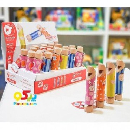 سوت چوبی نارنجی Classic World مدل Whistle 2802