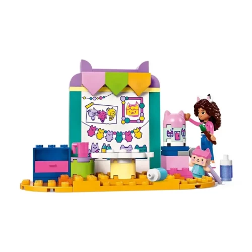 لگو خانه عروسک گبی 60 قطعه مدل Crafting with Baby Box کد 10795