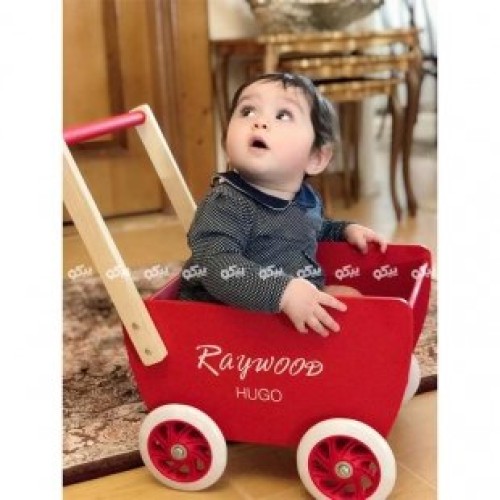 خرید کالکسه چوبی عروسک
