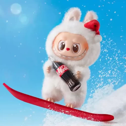 عروسک شانسی لبوبو کوکاکولا مدل LABUBU THE MONSTERS COCA-COLA کد 6786326