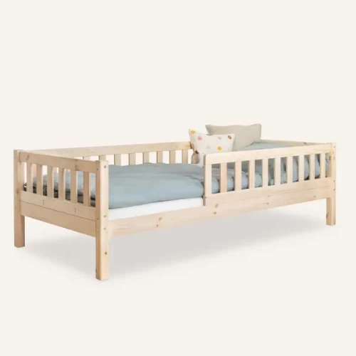 تخت خواب کودک چوبی کشویی کد 6188073