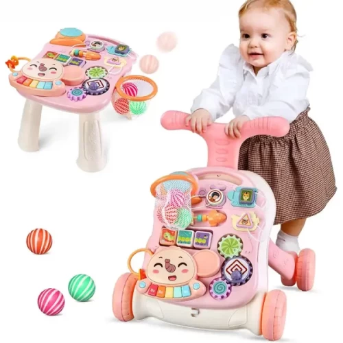 واکر کودک 3 در 1 کیکابو مدل KIKKA BOO PLAY & GROW کد P/5993/PI