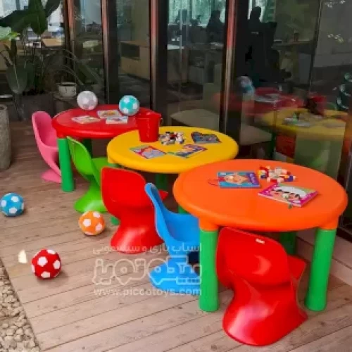 رنگبندی صندلی کودک رامو نارنجی پررنگ