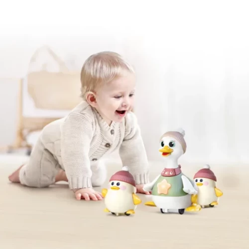 اردک و جوجه موزیکال هولی تویز سنسور دار هولی تویز Huile Toys کد HE9987