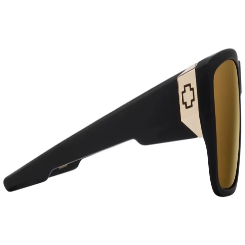 عینک آفتابی اسپای Dirty Mo 2 25 Anniv Matte Black Gold-HD Plus Bronze with Gold Spectra - Image 3