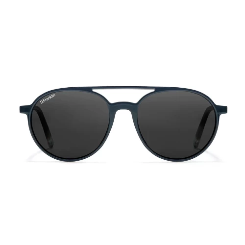 عینک آفتابی دی فرانکلین مدل D.franklin AMERICA ROUND / NAVY - BLACK - Image 3