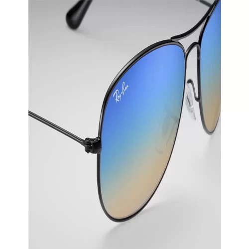 عینک آفتابی RayBan 3362 Cockpit Black Blue Gradient Flash - Image 4